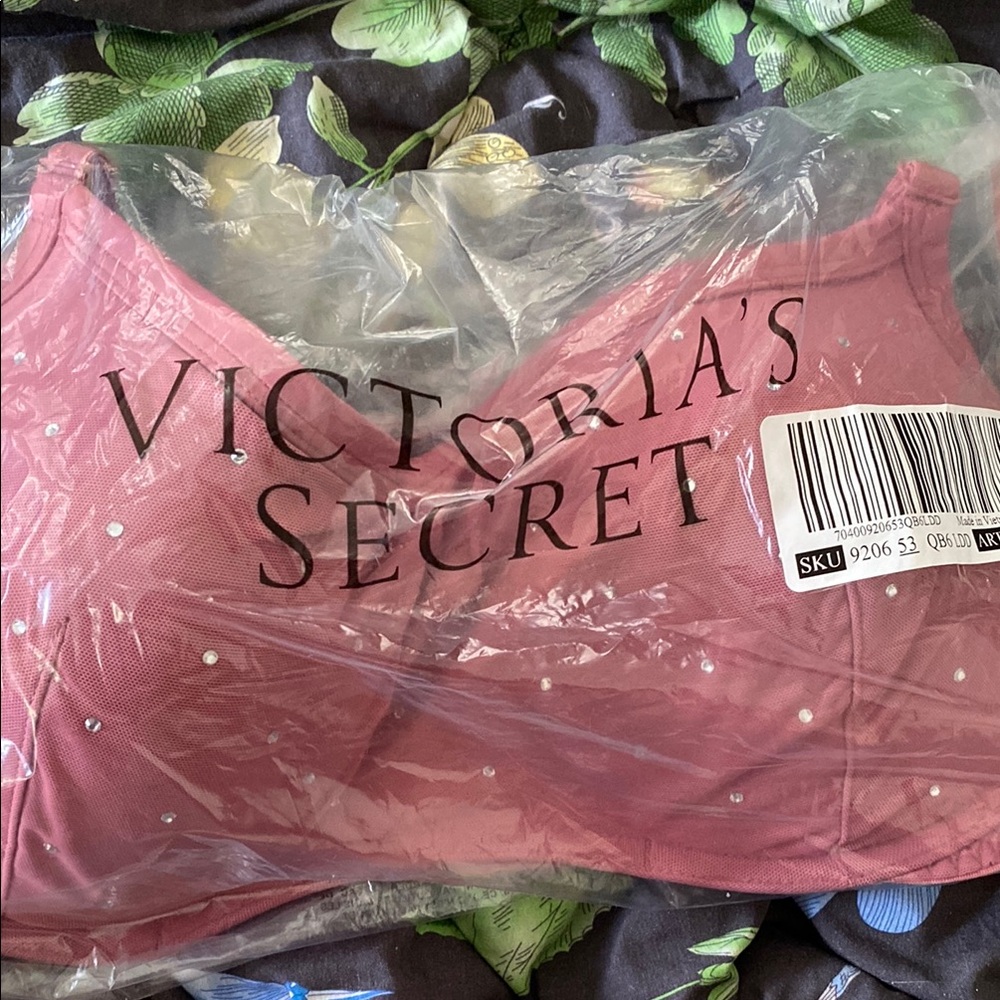 Victoria's Secret Pink Embellished Wireless Bra